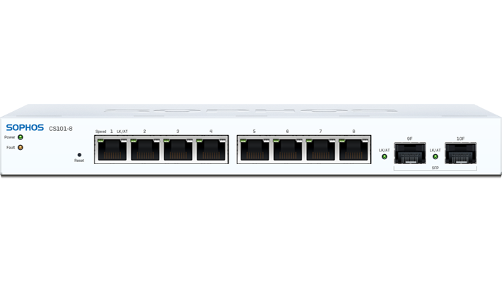 CS101-8 Sophos Switch - 8 Ports - EUS-Netzadapter