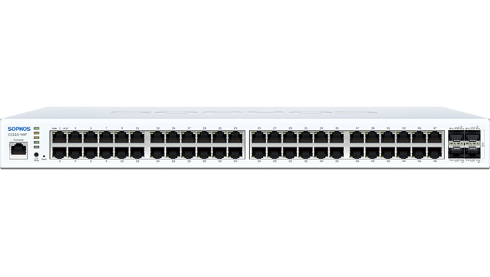 CS110-48P Sophos Switch - 48 Ports mit PoE - EU-Netzkabel
