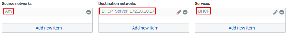 SD-WAN settings for DHCP request traffic in branch office.