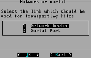 Select option 1: Network Device.