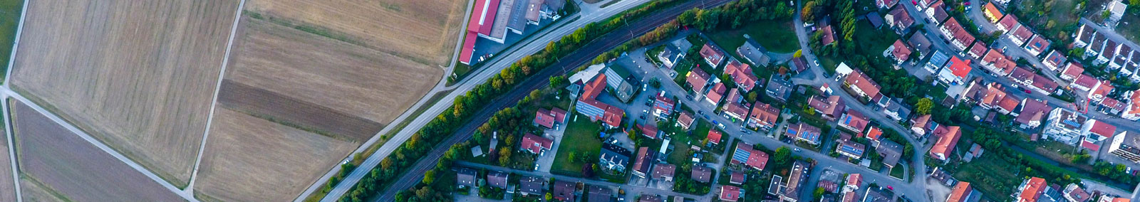 Stadt von oben