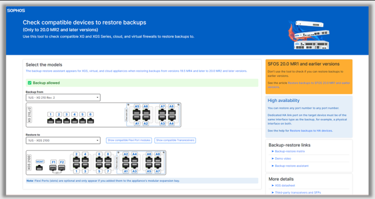SFOS v21 und neue 2nd Gen Sophos XGS-Hardware XGS88, XGS108, XGS118, XGS128, XGS138 ein starkes Bundle