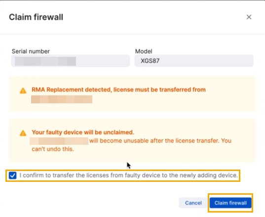 FirewallRMAClaim