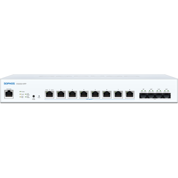 CS1010-8FP Sophos Switch - 8 port (8x10GbE NBase-T) mit Full PoE
