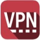 VPN rot mit gepunkteter Linie