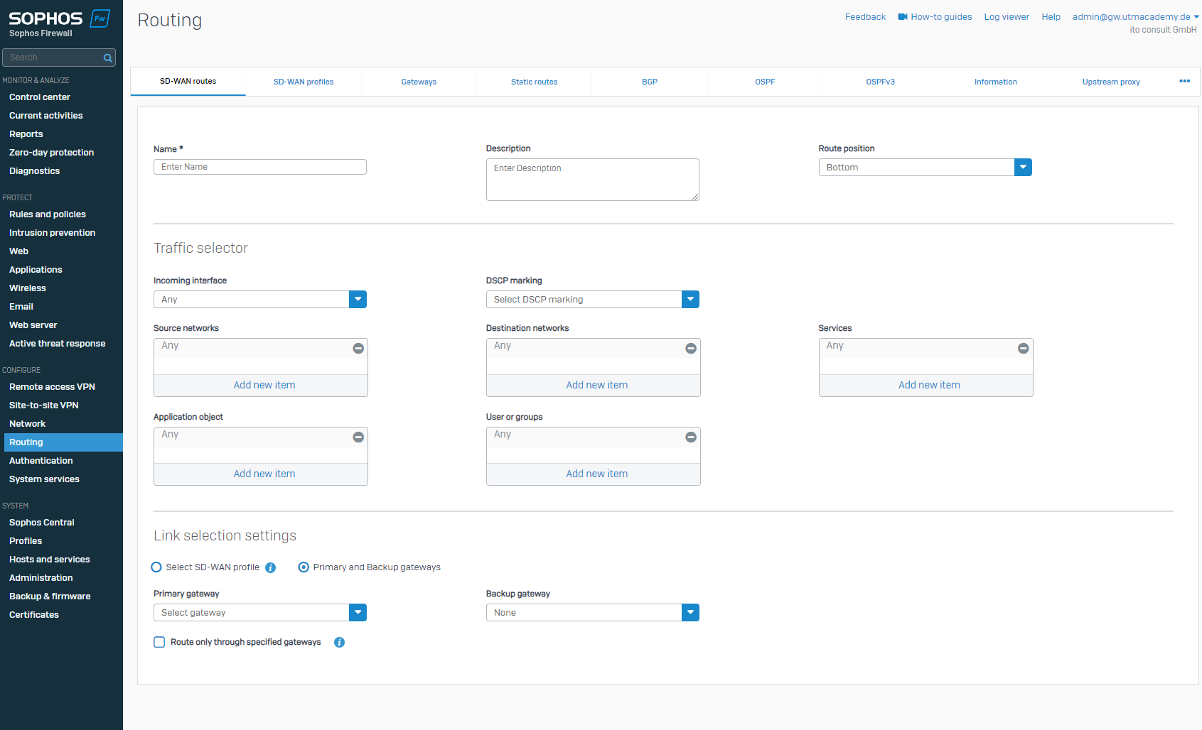 SD-WAN-Route-vor