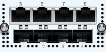 Sophos 4x GbE TX + 4x SFP+ FleXi Portmodul 2 Bypass Groups für XG 7xx