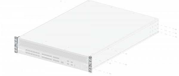 Palo Alto Networks PA-3220, PA-3250 und PA-3260 4-Säulen-Rackmontagesatz