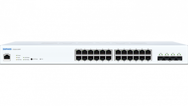 CS110-24FP Sophos Switch - 24 Ports mit Full PoE - EU-Netzkabel